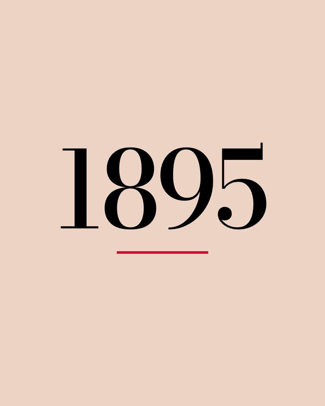 The number 1895, the year Falke was founded